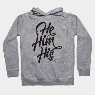 He, Him, His "Swooshy" Pronouns Hoodie